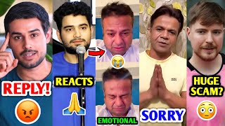 Dhruv Rathee ANGRY REPLY 😡 Samay Raina on Deepak Kalal Rajpal Yadav SORRY MrBeast HUGE SCAM [upl. by Jacie]