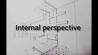 Twopoint perspective of the interior of the room [upl. by Stevie]