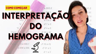 Como começar a interpretação do HEMOGRAMA  Biomedicina biomedicina hematologia analisesclinicas [upl. by Maurise814]