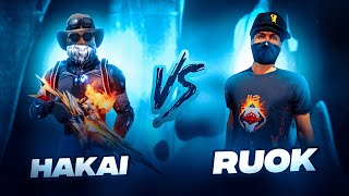 HAKAI TV444 vs RUOK FF 👽✅ Revenge for the rabbit 🐰 [upl. by Aetnuahs]