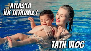 ATLAS İLE İLK TATİLİMİZ  24 SAAT BİZİMLESİN Tatil vlog askimmm 🏖️🐚💖 [upl. by Naved]