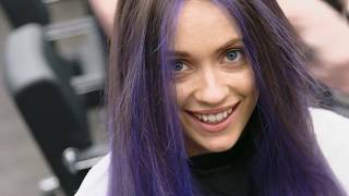 Wella Color Fresh CREATE  Purple balayage [upl. by Pelmas]