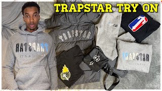 TRAPSTAR TRY ON HAUL  Jacket Tracksuit Sizing [upl. by Xed]