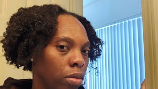 ASMR Detangling Kinky Curly Matted hair finally doing my month old hair [upl. by Enneirdna]