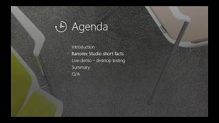 Ranorex Studio Demo and Tutorial with Live QA [upl. by Asiil]