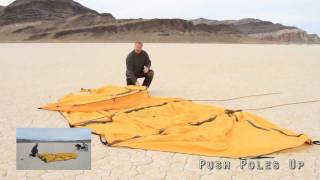 Redverz Gear  The Ultimate Motorcycle Tent  Series II Tent Setup [upl. by Eema]