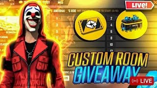 FREEFIRE LIVE CUSTOM ROOM GIVAWAY FF LIVE TEAM CODE GIVAWAY [upl. by Alyahc]