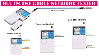 Technician must have tool for RJ11 RJ45 USB BNC LAN Network amp CCTV Video BNC Cable Tester [upl. by Rogers137]