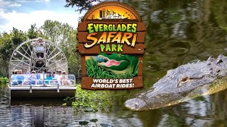 MIAMI EVERGLADES AIRBOAT TOUR Everglades Safari Park [upl. by Akerboom481]