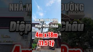 Nhà mặt tiền kinh doanh đường Diệp Minh Châu Tân Phú giá rẻ 115 tỷ TL bds bđs reels shorts [upl. by Mazlack515]