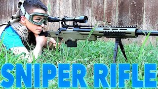 WELL MB4411D Bolt Action Airsoft Sniper Rifle with RobertAndre [upl. by Craggy949]