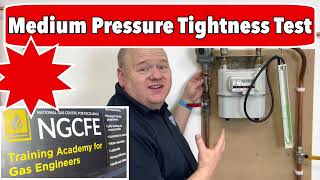 Medium Pressure Tightness Test  NGCFE [upl. by Landis854]