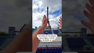 Olympic Beach Volleyball With Quite The View🤩 [upl. by Oremo]