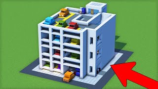 How To Build a Parking Garage In Minecraft Block By Block [upl. by Pestana]