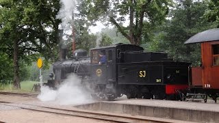 Hultsfred–Västervik smalspårsjärnvägen museum railroad Sweden 2015 [upl. by Atahs145]