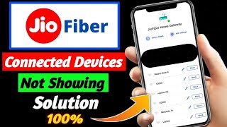 Jio Fiber Not Showing Connected Device Issue 2022  Jio Fiber Not Showing Connected Device Problem [upl. by Ashlen370]