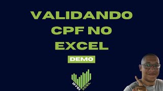 Demonstração de Validação de CPF [upl. by Fein]