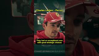 Charles Leclerc Thoughts on Ocon and Gasly shorts f1 automobilecharlesleclerc gp brazil fyp [upl. by Ainos]