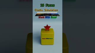 Cloths Simulation blender 3danimation blenderanimation [upl. by Graybill]