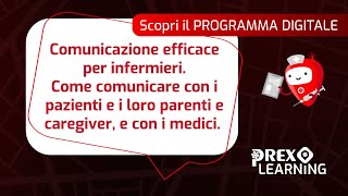 Programma corso ECM  Comunicazione efficace per infermieri [upl. by Eixam]