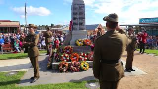 ode and last post ANZAC Day Service 2018 Daylesford Victoria 0217 [upl. by Mindy]