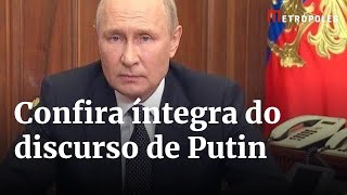 Confira a íntegra do discurso de Vladimir Putin anunciando mobilização de tropas russas  210922 [upl. by December174]