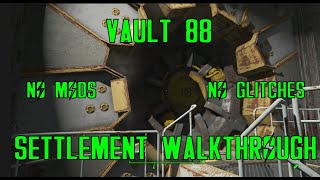 Settlement Builds for Noobs Vault 88 [upl. by Sven118]