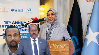 Dr Maryam Qaasim  Badda iyo dhulkeena Xoog iyo xeelad midna laguma qaadan karo Xukuumadda Xasan [upl. by Eseerehc]