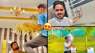 Naye Ghar Ko Decorate Kar Diya 😍sproutvlogs [upl. by Ahsinnod]