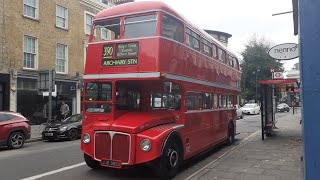 Archway Day  TimeBus  Routemaster  RML2389  on Route 390  at Kings Cross Stn  03112024 [upl. by Boycie]