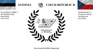 Gomoku TWBC 2024  Estonia vs Czech Republic B [upl. by Nesnaj266]