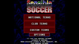 Sensible Soccer  Super Nintendo Entertainment System  Intro amp Title Screen [upl. by Eeliram984]