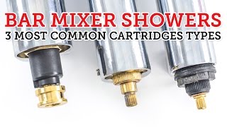 Bar Mixer Showers 3 most common cartridge types amp how to replace them [upl. by Takakura]