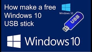 How to Create Windows 10 Bootable USB Flash Drive [upl. by Dewie]