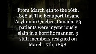 The Beauport Slayings of 1898 ScaryHorror Stories [upl. by Erasmus710]