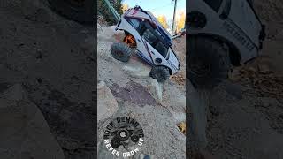 Bronco going down steep bronco trx4m traxxas rccrawler 4x4 [upl. by Nneb584]