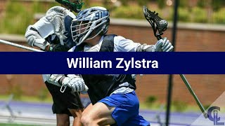 William Zylstra Lacrosse Highlights  GA 2024  Att [upl. by Yrrad472]