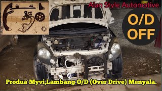 Produa Myvi Lambang OD OverDrive MenyalaGear D Sentap [upl. by Fishman]