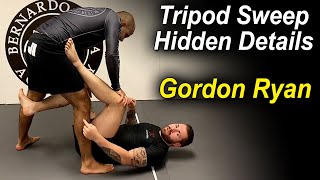 Hidden Details In The BJJ Tripod Sweep Open Guard That You Have Never Seen Before by Gordon Ryan [upl. by Ardrey]