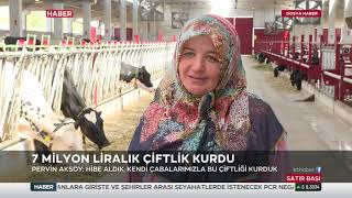 KADIN GİRİŞİMCİ 7 MİLYON LİRALIK ÇİFTLİK KURDU [upl. by Assillam]