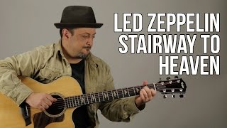 Stairway To Heaven Led Zeppelin Guitar Lesson  Tutorial [upl. by Kentiga]