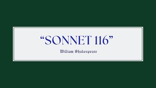 “Sonnet 116” By William Shakespeare [upl. by Pappas]