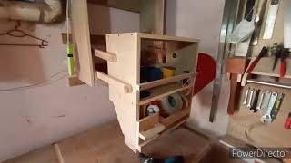 How to make diy Pulldown shelves storage tools [upl. by Ennalyrehc303]