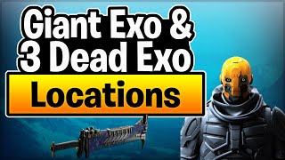 Destiny 2  3 Dead Exos and Giant Exo Location on EuropaBeyond Light [upl. by Horbal]