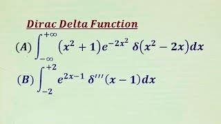 Integration  Dirac delta function  Part 37 [upl. by Alby821]