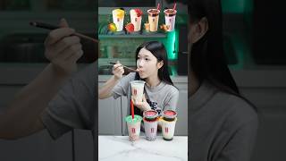 공차 신메뉴 이모지 먹방🧋GONGCHA new menu emoji mukbang [upl. by Mathian203]