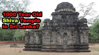 1000 Year Old Hindu Temple in Sri Lanka  Built by Indian King [upl. by Pearl]