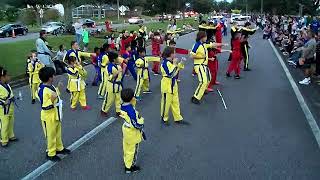 Martial Arts World Hunters Creek Twilight Parade 12012018 [upl. by Atiraj]