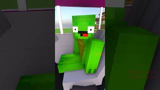 Mikey Prank and the end   Baby zombie minecraft animations [upl. by Reitrac583]