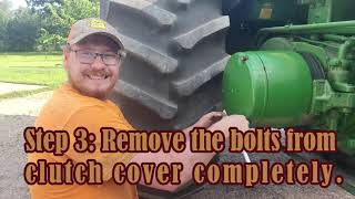 7 easy steps for tightening a John Deere clutch johndeere clutch tractor antique farmequipment [upl. by Melinda]